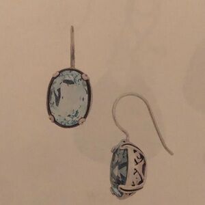 Blue Pool Earrings